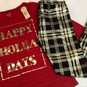 ♥️🎄Girls Leggings! Holiday outfit!! 🎄♥️